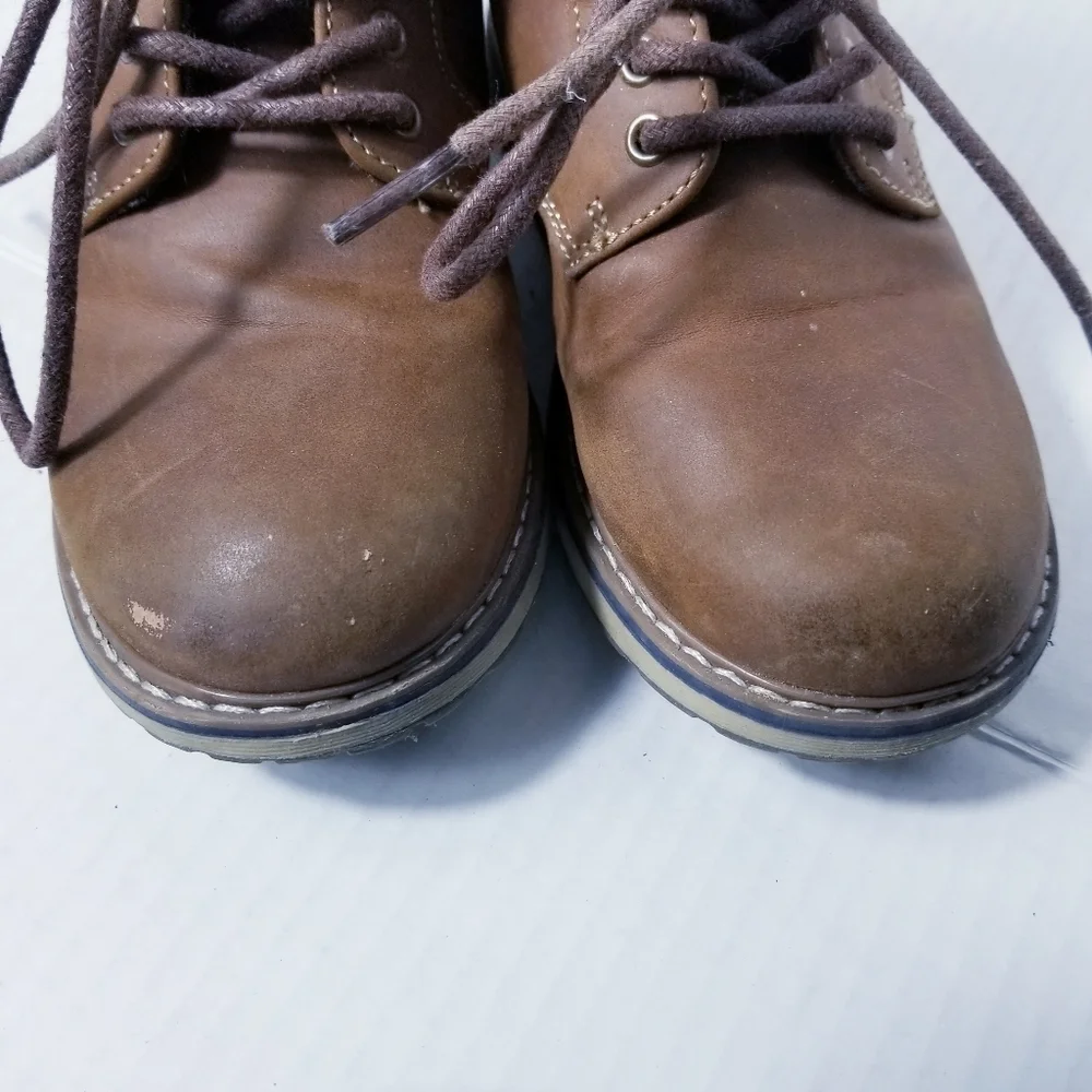 ASHFORD HAYES BOY'S BROWN BOOTS SIZE 13